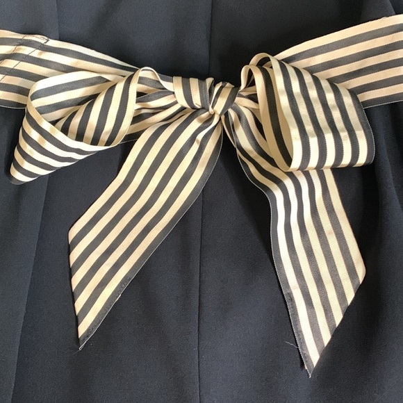 Moschino black‎ Sheath Dress with Grogain Ribbon Tie - Picture 7 of 7